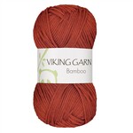 Viking garn Bamboo 50g - Brnd orange (653)