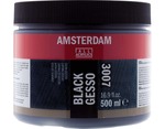 Gesso Amsterdam 500 ml - Svart