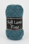 Svarta Fret Soft Lama Fine garn 50g - Petrol (988)