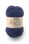 M&K Eco Baby Bomull garn - 50g - Marin (917)