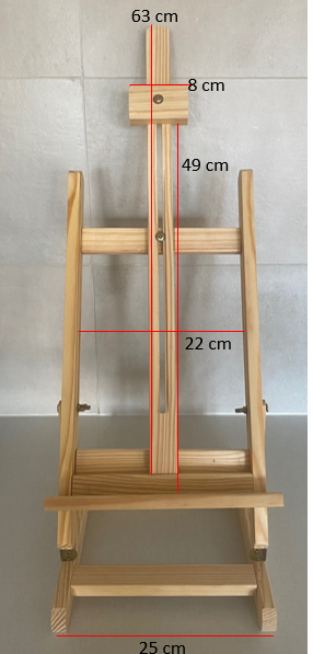 Bordstaffli - Porträtt - Stafflier, Stafflier & målartillbehör