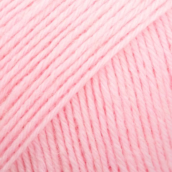DROPS Fabel Uni Colour garn - 50g - Baby pink