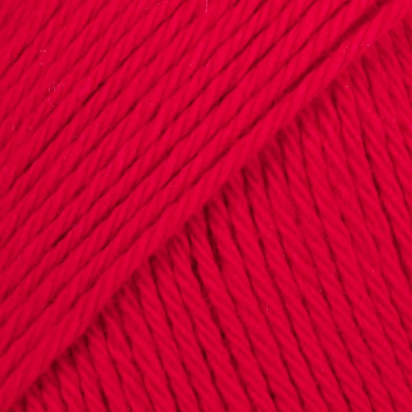 DROPS Loves You 7 Uni Color garn - 50g - Karmosinrød