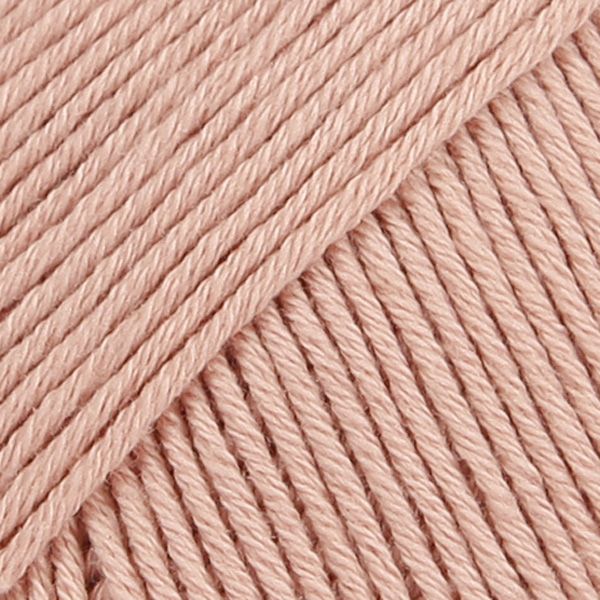 DROPS Safran Uni Colour garn - 50g - Mist pink