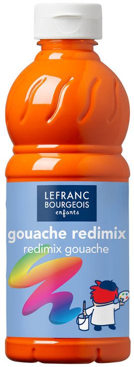 Skolemaling L&B Redimix 1000 ml - Klar orange