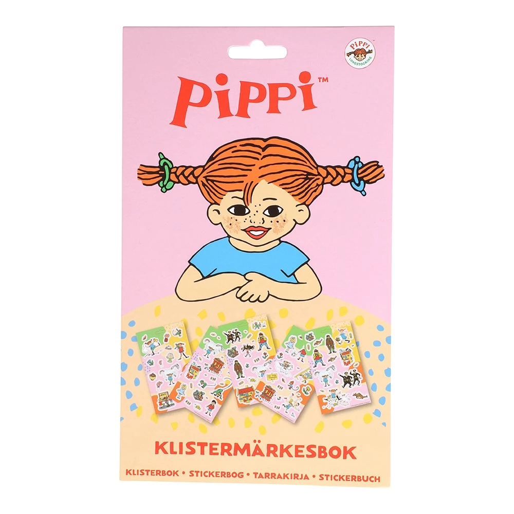Klisterm�rkesbok Pippi L�ngstrump - 12 sidor