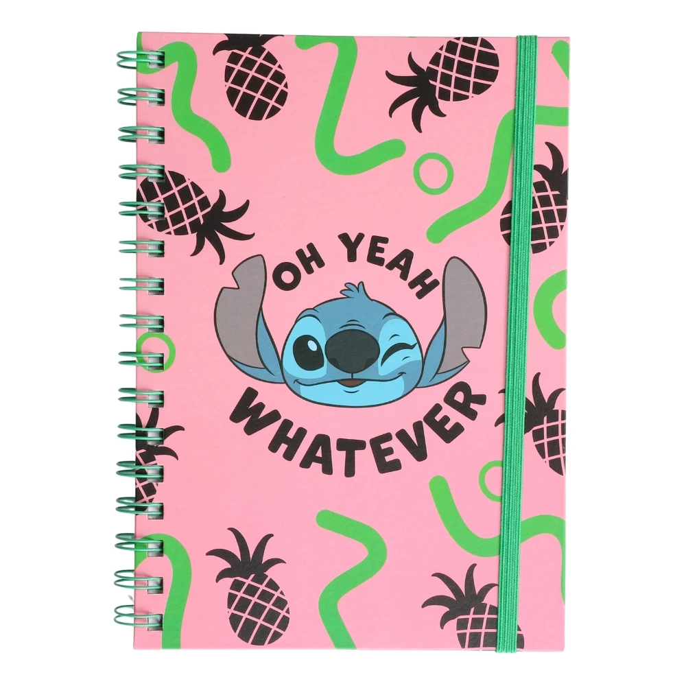 Anteckningsbok Stitch Disney A5 - linjerade sidor
