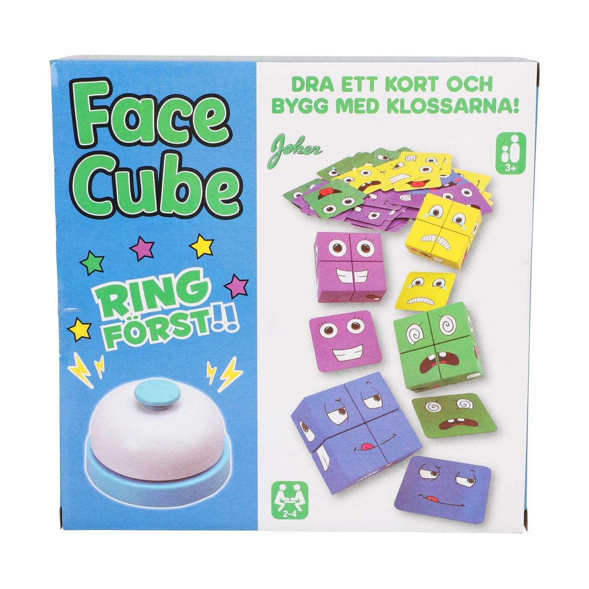 S�llskapsspel Face Cube - kreativt spel