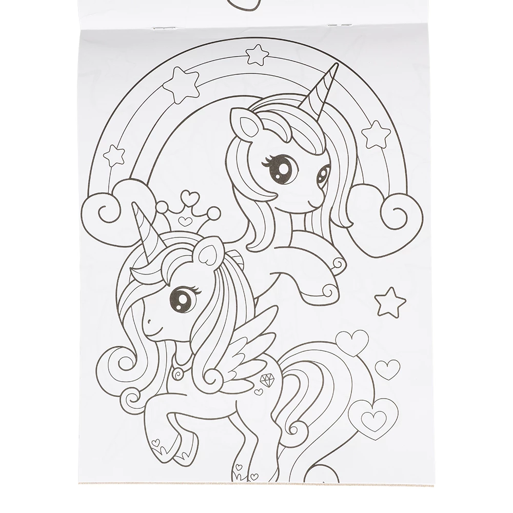 M�larset enh�rning - 2 m�larb�cker med 4 f�rgpennor