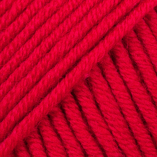 DROPS Big Merino Mix garn - 50g - Röd (18)