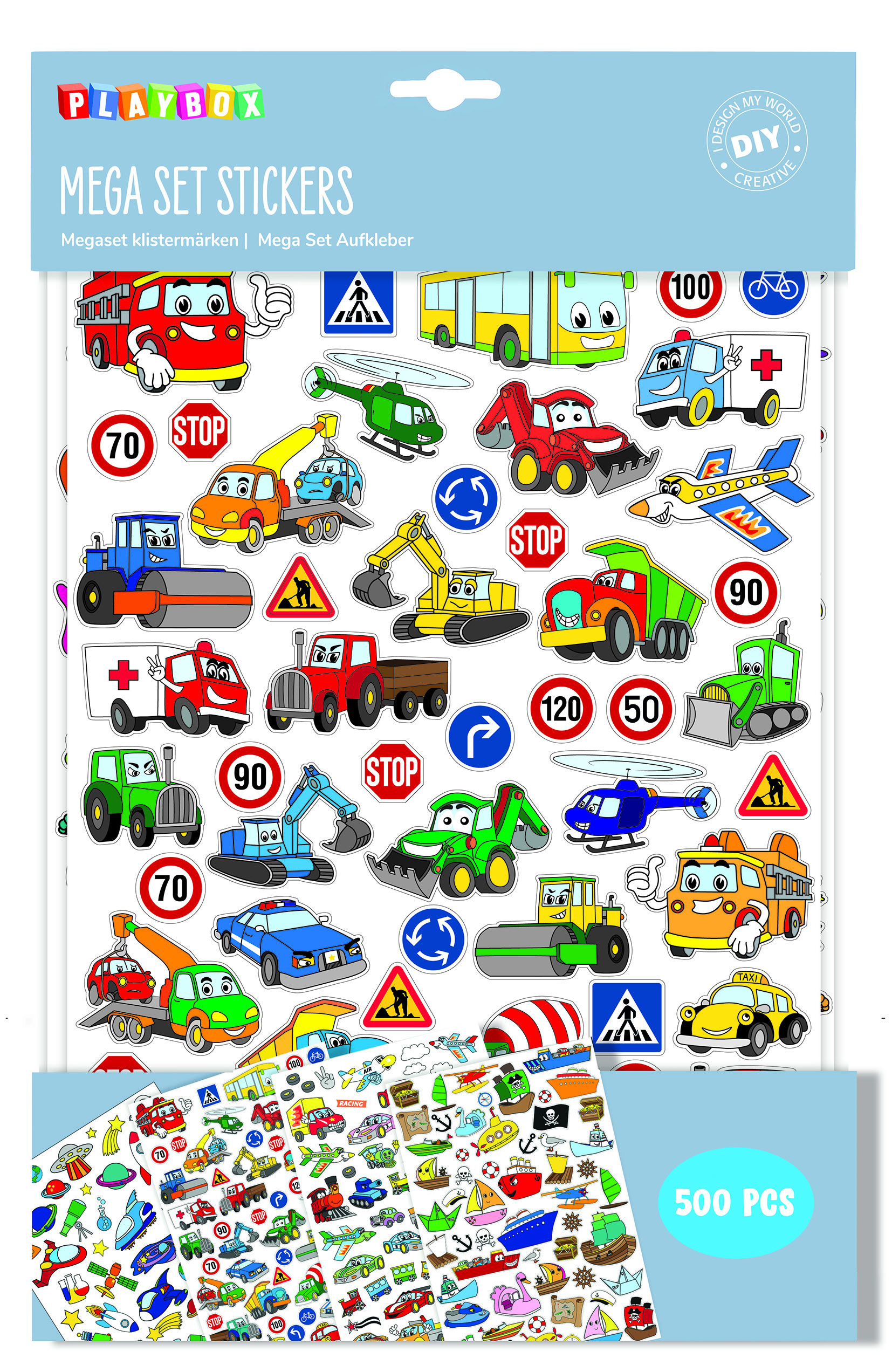Klisterm�rker Megaset - 500-pak