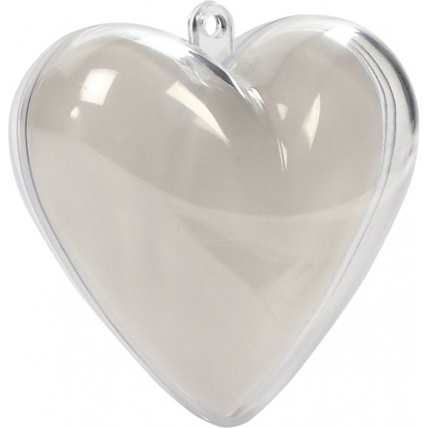 Deko-hjärta - transparent - 10 st Deko-hjärta - transparent - 10 st