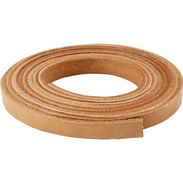 Läderband - natur - 2 m Läderband - natur - 2 m