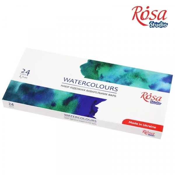 Akvarellfrgset ROSA Studio - Kartong 24 x 2,5 ml