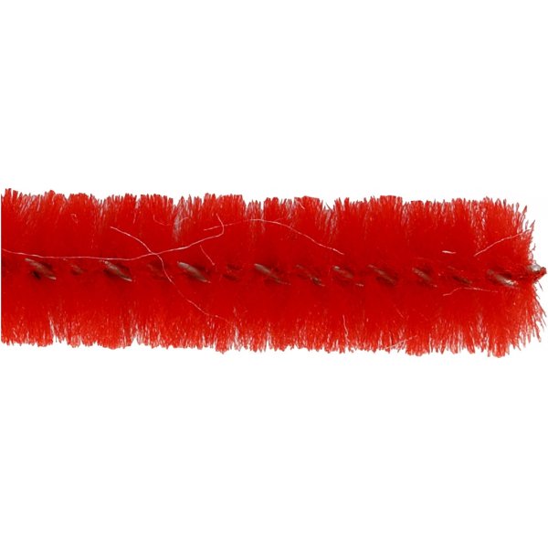 Piprensare - 6 mm - Röd - 50 st Piprensare - 6 mm - Röd - 50 st