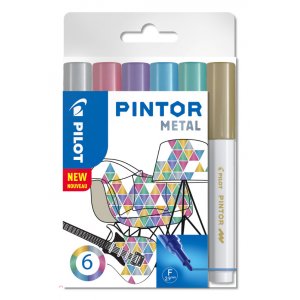 Fiberpenst Pilot Pintor (Metal Mix) - Fine