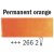 Rembrandt Akvarelmaling/Vandfarver Half Cup - Gul/Orange-2-Permanent Orange