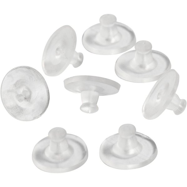 L�s till �ronstickare 10 mm Transparent 10 par
