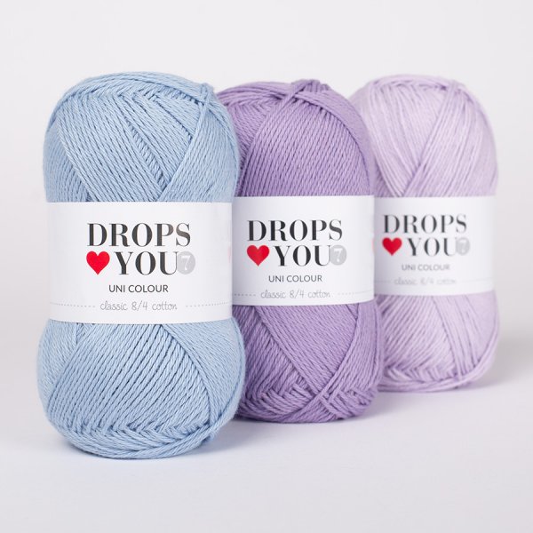 DROPS Loves You 7 bomullsgarn 8/4 50g DROPS Loves You 7 bomullsgarn 8/4 50g
