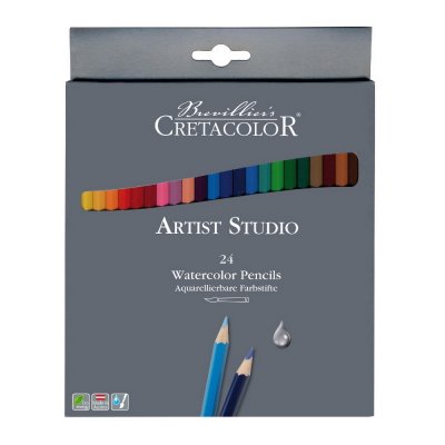 Akvarellblyantsett Cretacolor Artist Studio Line - 24 blyanter