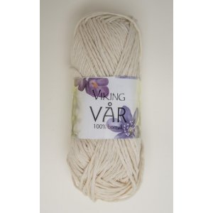 Viking garn Vr 50g - Naturvit (402)