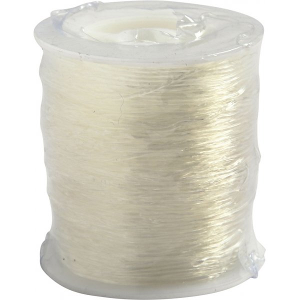 Elastisk smyckestråd - Ø1 mm - rund - 50 m Elastisk smyckestråd - Ø1 mm - rund - 50 m