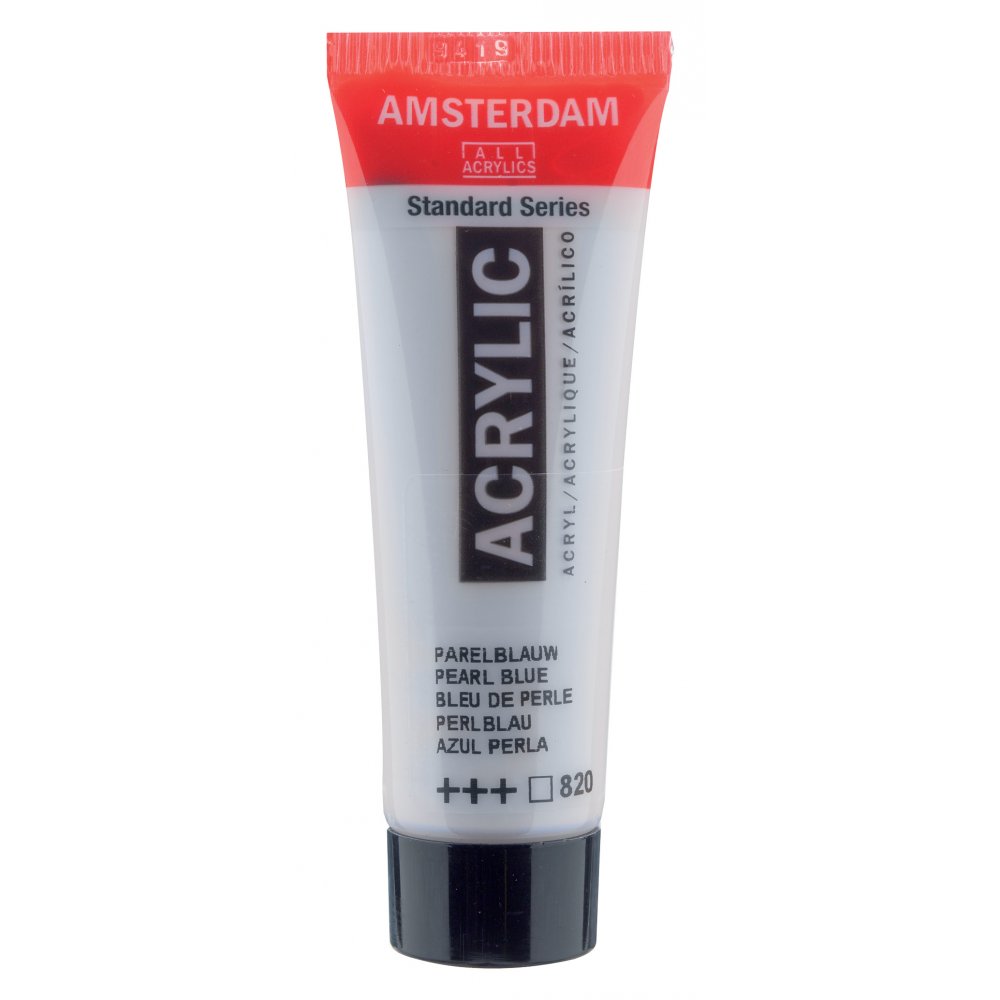 Akrylmaling Amsterdam 20 ml - Pearl Blue - Akrylfarver, Kunstnerfarver