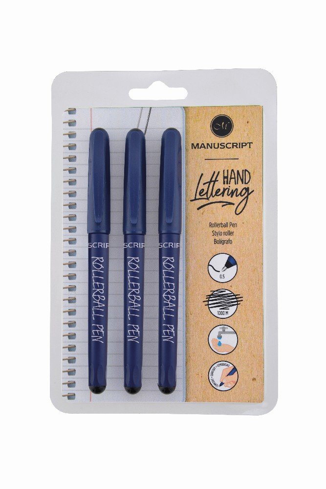 Rollerball Triple Pack - Black - Kuglepenne, Penne, Penne, kridt & tusch