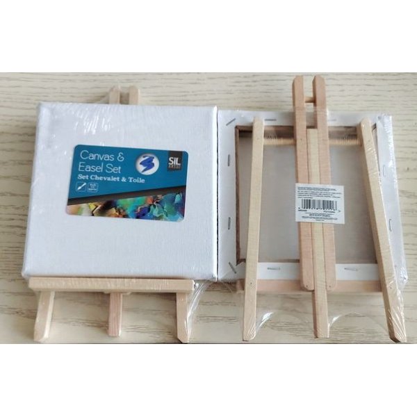 Canvas mini med staffli 15x15cm Canvas mini med staffli 15x15cm