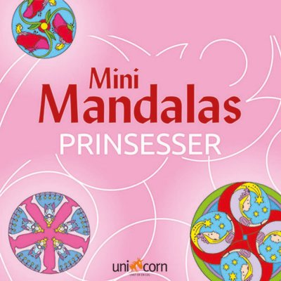 Malebok Mandalas Mini - Prinsesse