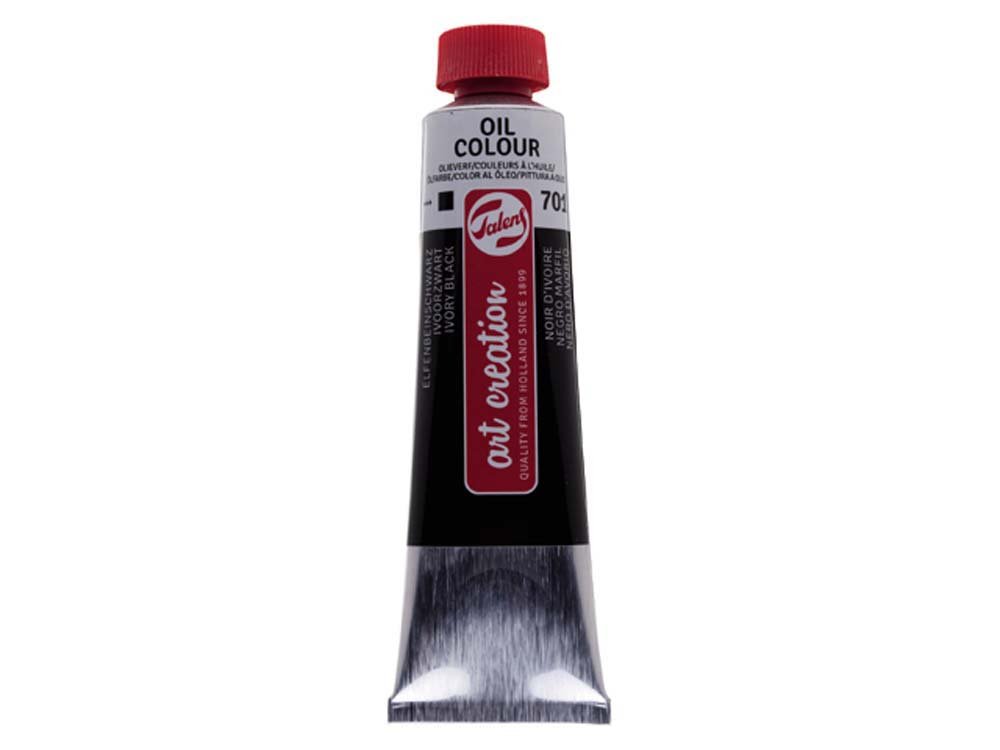 Oliemaling Art Creation 40 ml - Ivory Black - Oliefarver, Kunstnerfarver