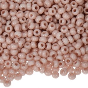 Rocaillespärlor ogenomskinliga ø 2,6 mm - naturlig pastell 17 g Rocaillespärlor ogenomskinliga ø 2,6 mm - naturlig pastell 17 g