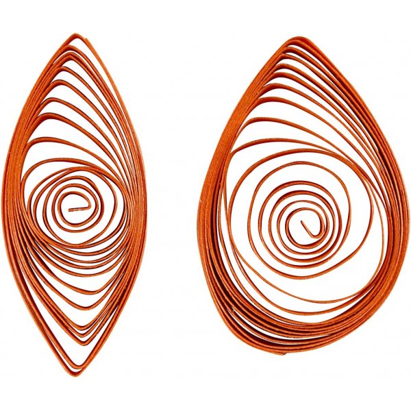 Quilling strimlor - blå - grön - limegrön - turkos - 100 st Quilling strimlor - blå - grön - limegrön - turkos - 100 st