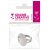 Ring med platta 20 mm - antiksilver