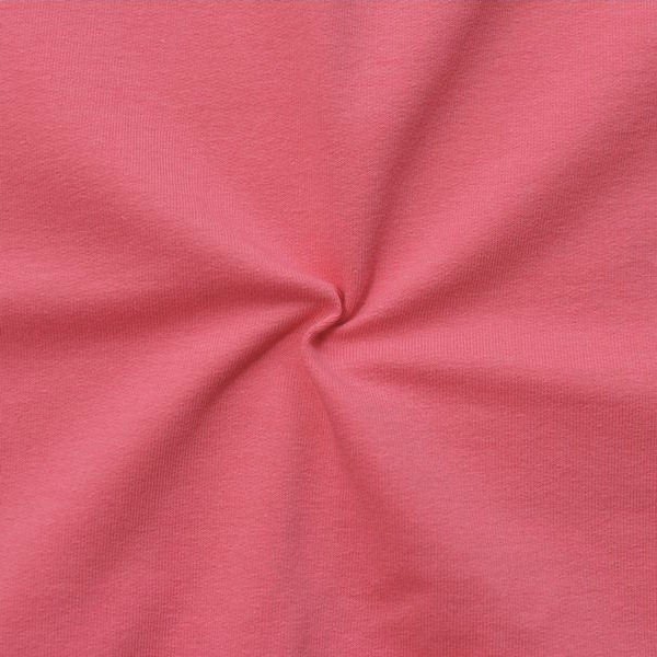 French Terry sweatshirtstof Fashion Basic 2 - 150 cm - Koral - Sweatshirtstoffer, Beklædningsstoffer, Stof