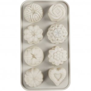 Silikonform - sm� sandkakor