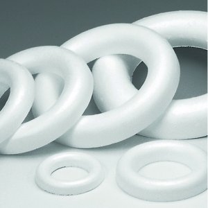 Styrofoam ring flat bak ø 120 mm