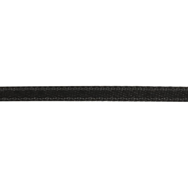 Satinband - svart - B3 mm - 15 m Satinband - svart - B3 mm - 15 m