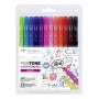 Tombow TwinTone Bright 0,3/0,8 mm 12-pak