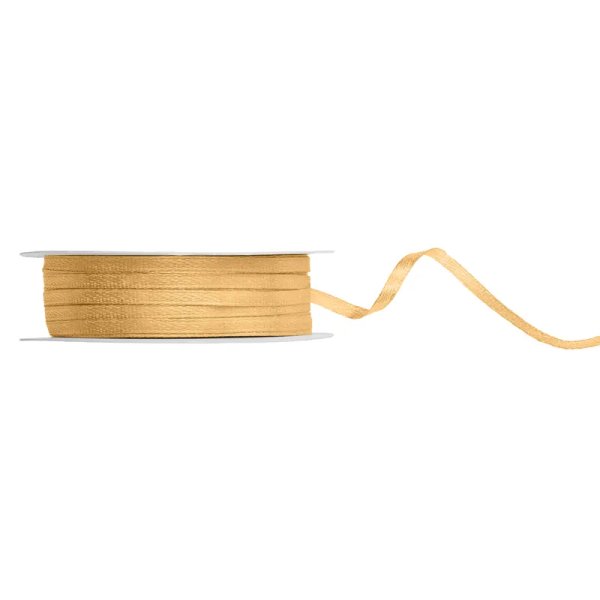 Satinband - Light Honey - 3 mm - 50 meter