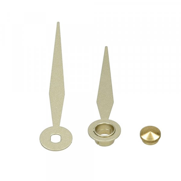 Hender 38 / 48 mm - gull 1 sett / 3 deler Hender 38 / 48 mm - gull 1 sett / 3 deler