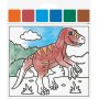 Vattenf�rgsset med dinosauriemotiv