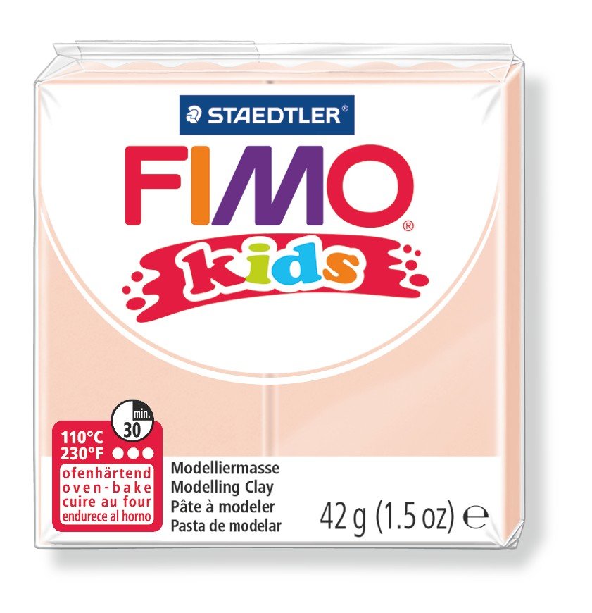 Modellervoks Fimo Kids 42 g - Fersken - Fimolera, Modellere, Hobbyartikler til børn, Hobbymateriale, Håndværk