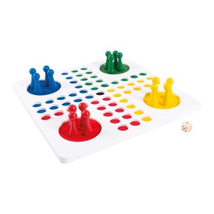 Fia med knuff i trä - klassiskt sällskapsspel Fia med knuff i trä - klassiskt sällskapsspel