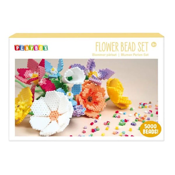 P�rlset Blommor - Kreativt set f�r p�rlade blommor