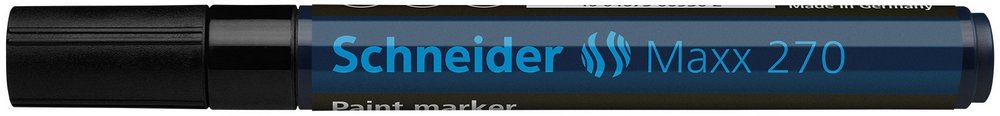 Maxx 270 Paintmarker (1-3 mm) rund - Sort - Markørpenne, Penne, Penne, kridt & tusch