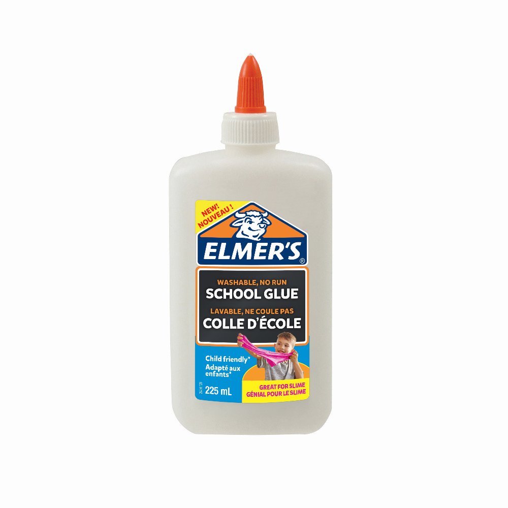 Hvid Flydende Lim - 225 ml - Slime, Hobbyartikler til børn, Hobbymateriale, Håndværk
