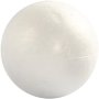 Kulor av frigolit - vit - �10 cm - 5 st