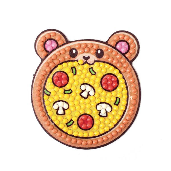 Diamond painting magneter f�r barn - Yummy, 5 st