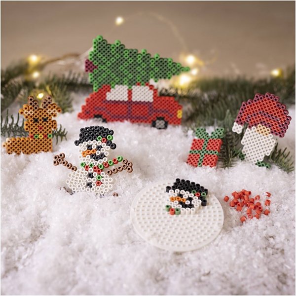 DIY Kit NABBI BioBeads - Julbil - ren - snögubbe - tomtenisse och julklapp DIY Kit NABBI BioBeads - Julbil - ren - snögubbe - tomtenisse och julklapp